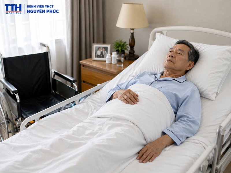 Cho người bệnh nằm bất động quá lâu