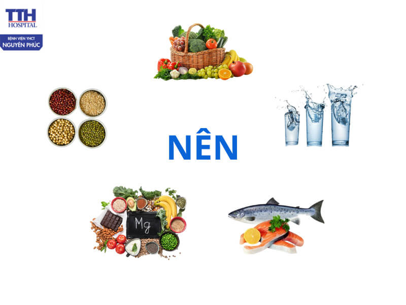 Người bị tăng huyết áp nên bổ sung các loại thực phẩm lành mạnh và uống đủ nước