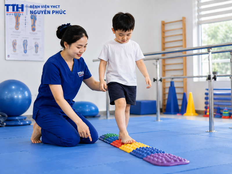 Trẻ bị bàn chân bẹt có thể phục hồi như thế nào?