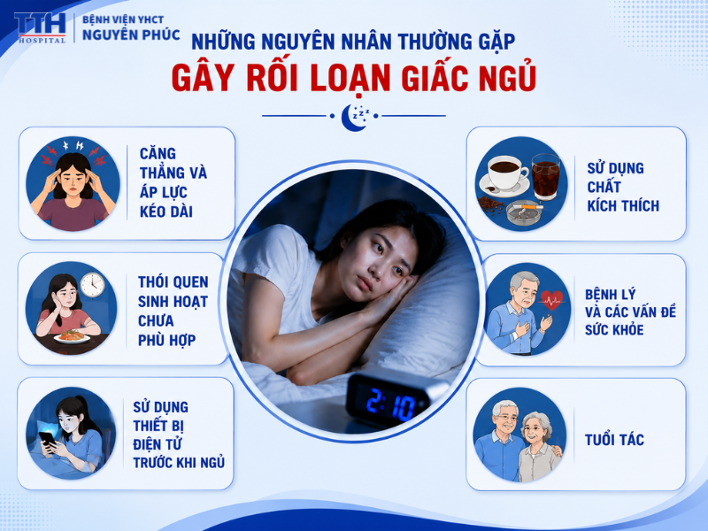 Vì sao bạn bị rối loạn giấc ngủ?
