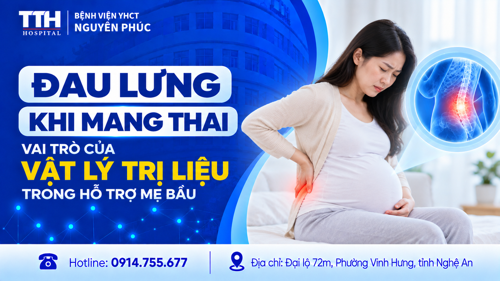 ĐAU LƯNG KHI MANG THAI – VAI TRÒ CỦA VẬT LÝ TRỊ LIỆU TRONG HỖ TRỢ MẸ BẦU