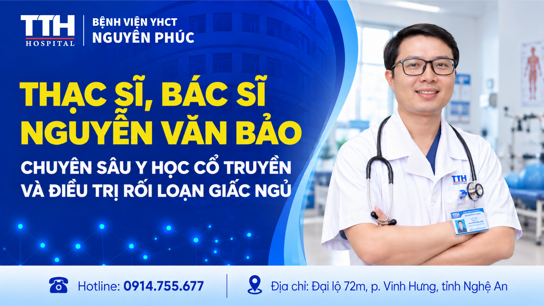 THẠC SĨ, BÁC SĨ NGUYỄN VĂN BẢO – CHUYÊN SÂU Y HỌC CỔ TRUYỀN VÀ ĐIỀU TRỊ RỐI LOẠN GIẤC NGỦ