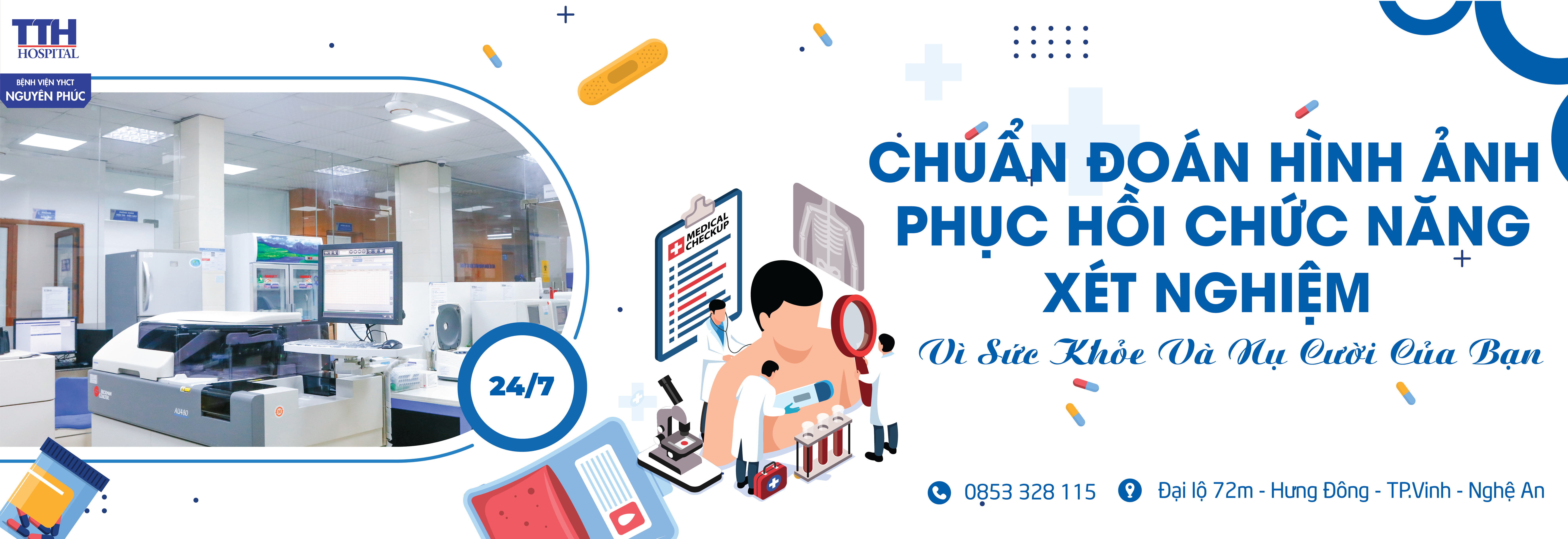 KHOA XÉT NGHIỆM - CHUẨN ĐOÁN HÌNH ẢNH - PHỤC HỒI CHỨC NĂNG