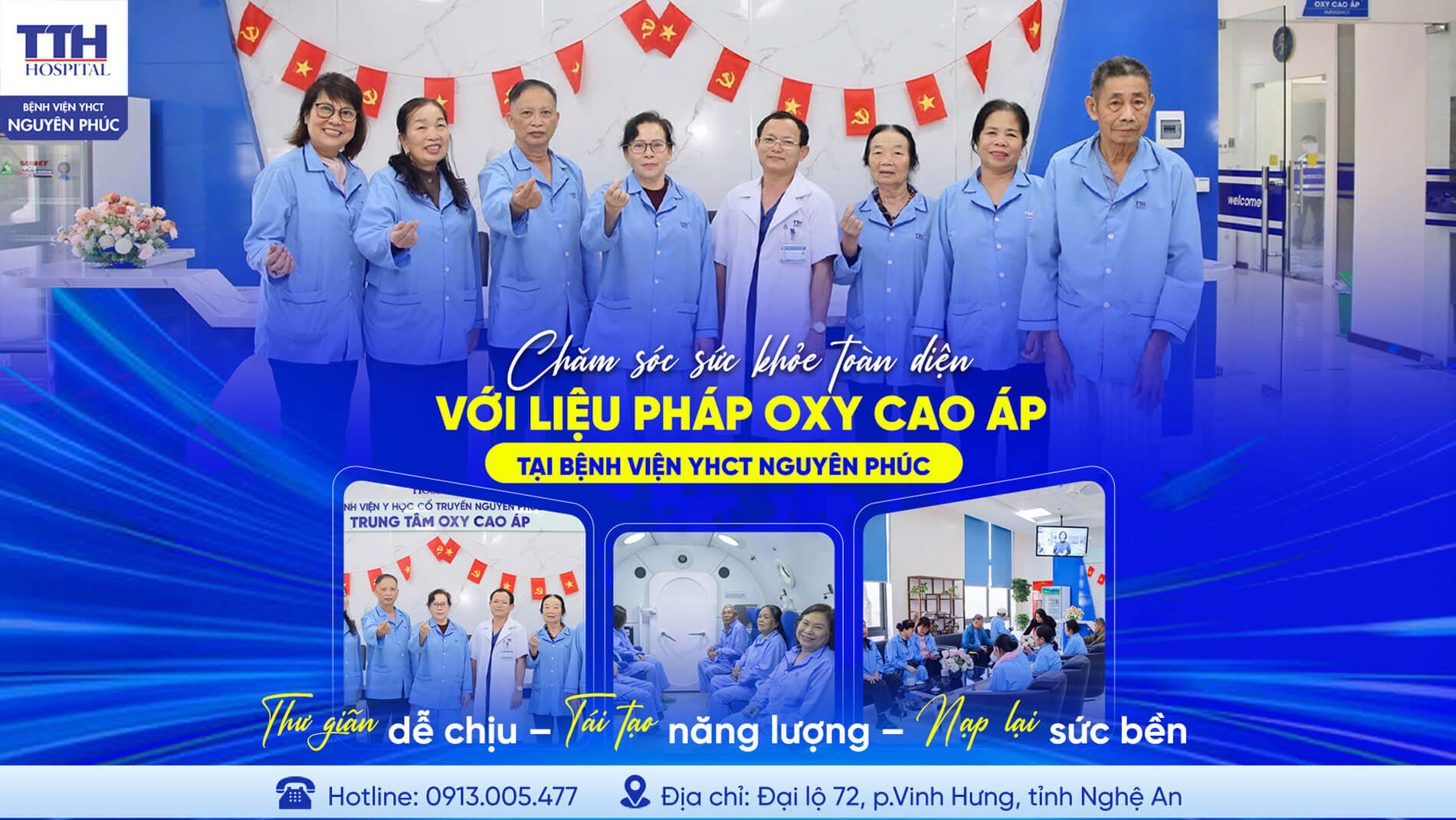 CHĂM SÓC SỨC KHỎE TOÀN DIỆN VỚI LIỆU PHÁP OXY CAO ÁP