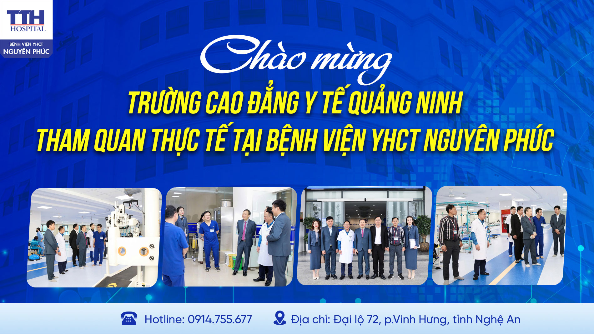 CHÀO MỪNG TRƯỜNG CAO ĐẲNG Y TẾ QUẢNG NINH ĐẾN THAM QUAN