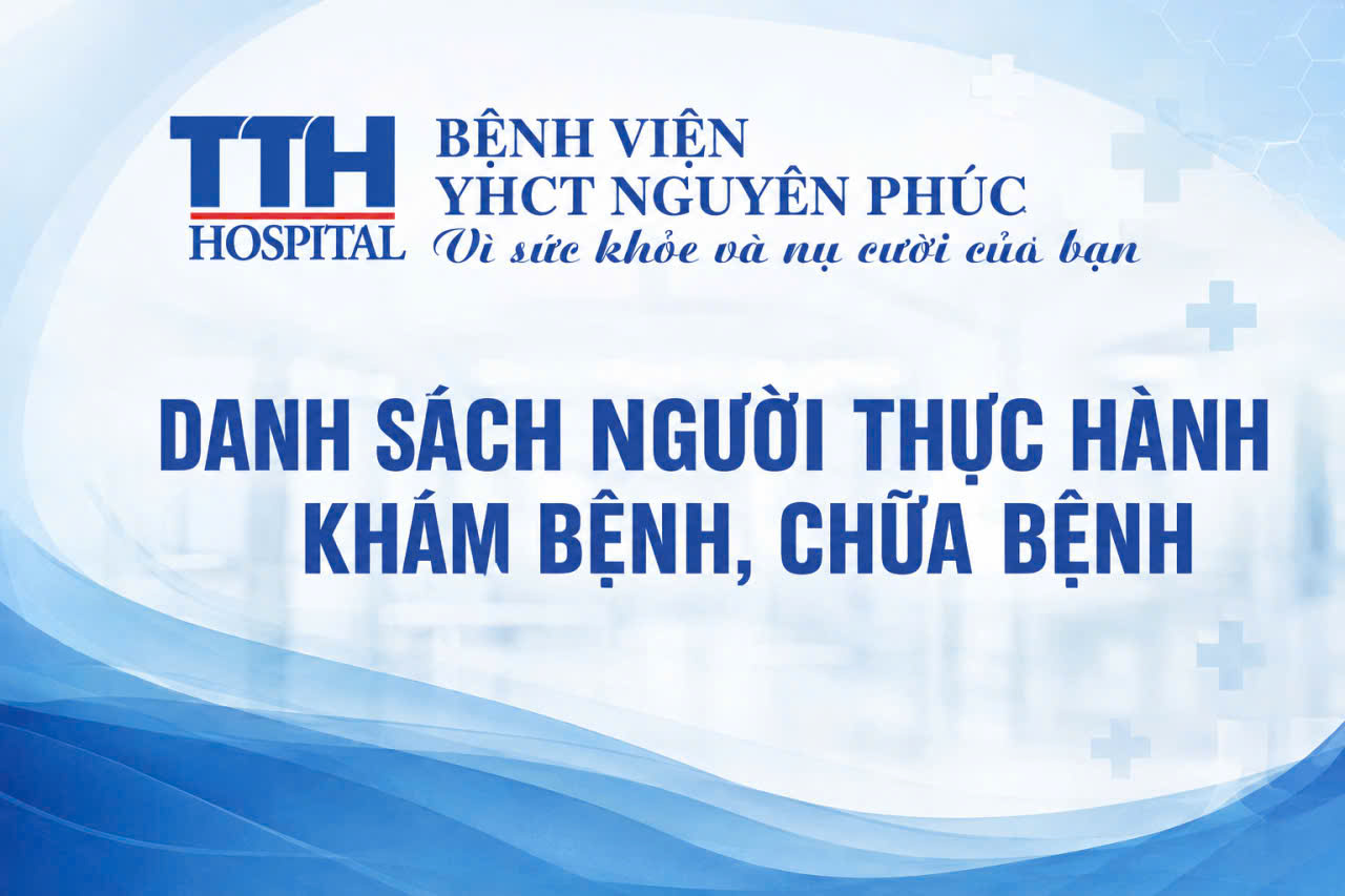 DANH SÁCH NGƯỜI THỰC HÀNH KHÁM BỆNH, CHỮA BỆNH THÁNG 9 NĂM 2026