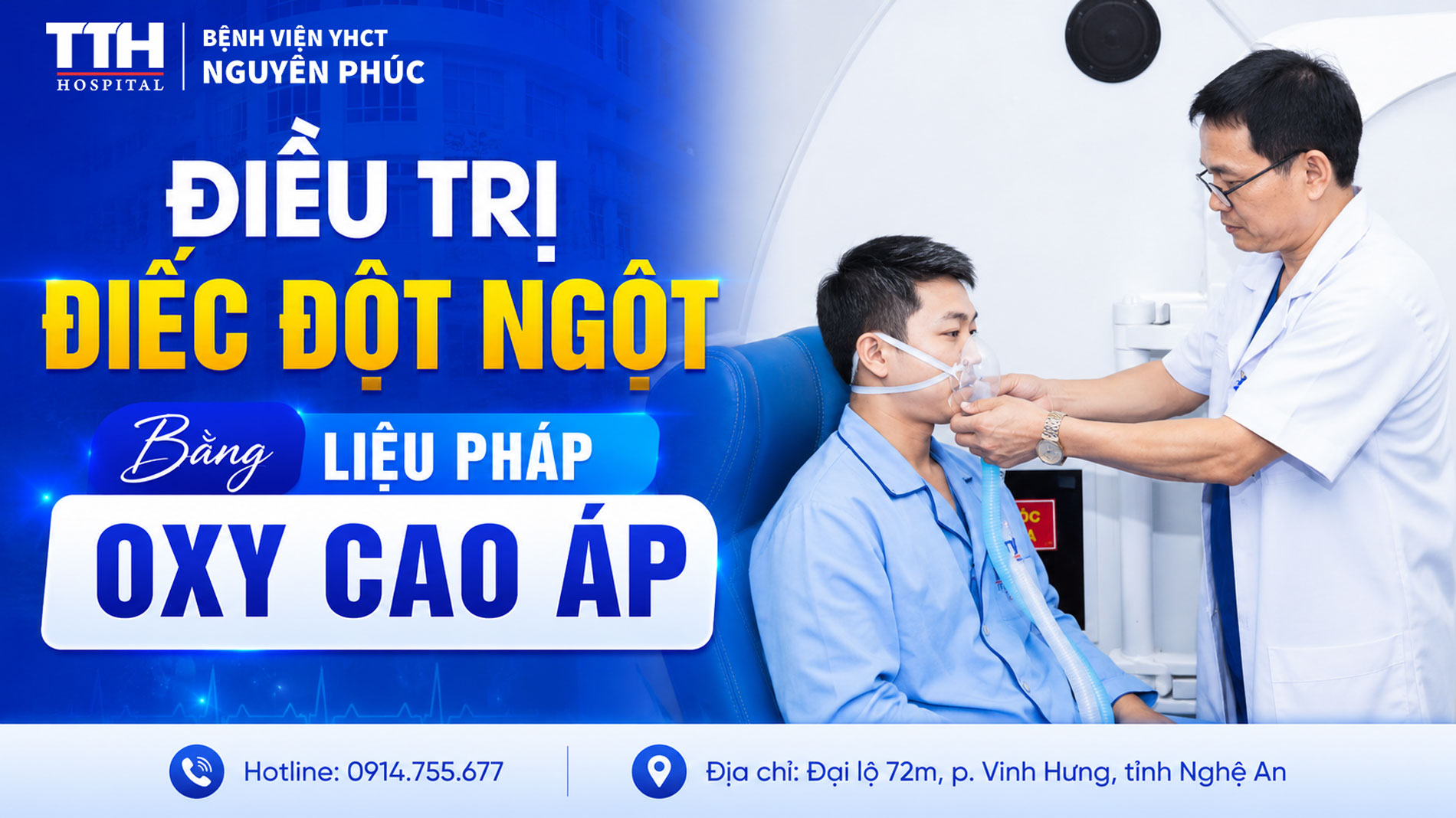 ĐIỀU TRỊ ĐIẾC ĐỘT NGỘT BẰNG LIỆU PHÁP OXY CAO ÁP