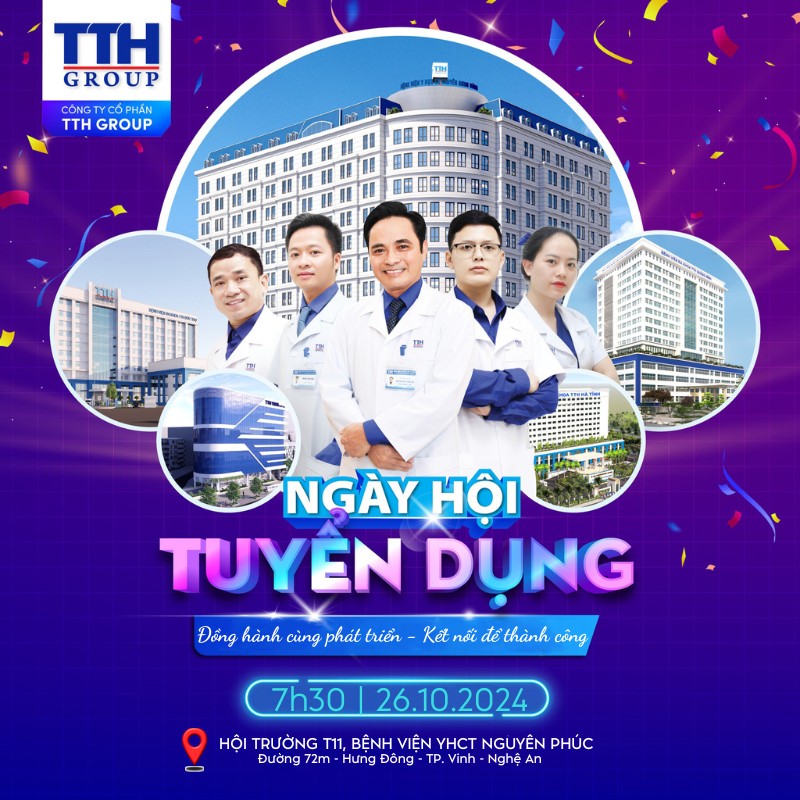 253 CƠ HỘI VIỆC LÀM HẤP DẪN TẠI NGÀY HỘI TUYỂN DỤNG TTH GROUP 2024: “ĐỒNG HÀNH CÙNG PHÁT TRIỂN - KẾT NỐI ĐỂ THÀNH CÔNG”