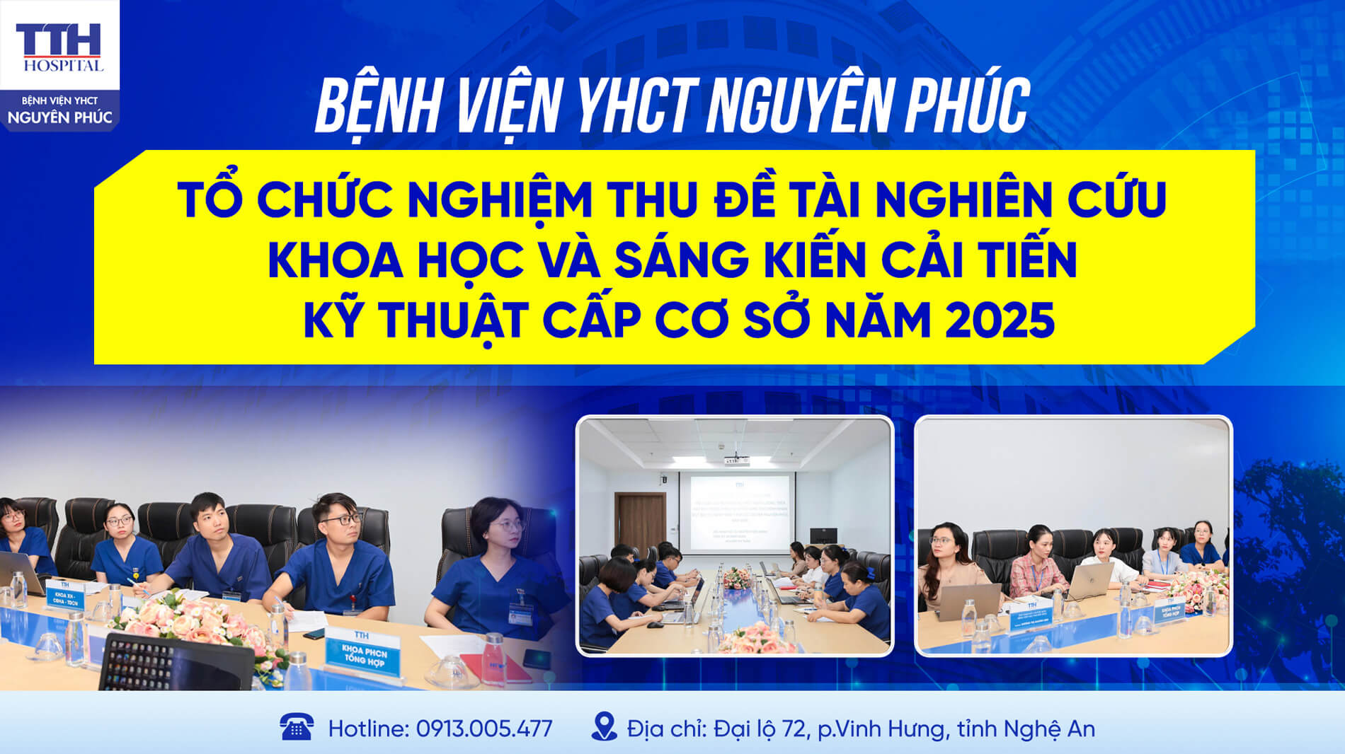 NGHIỆM THU ĐỀ TÀI NGHIÊN CỨU KHOA HỌC VÀ SÁNG KIẾN CẢI TIẾN KỸ THUẬT CẤP CƠ SỞ NĂM 2025