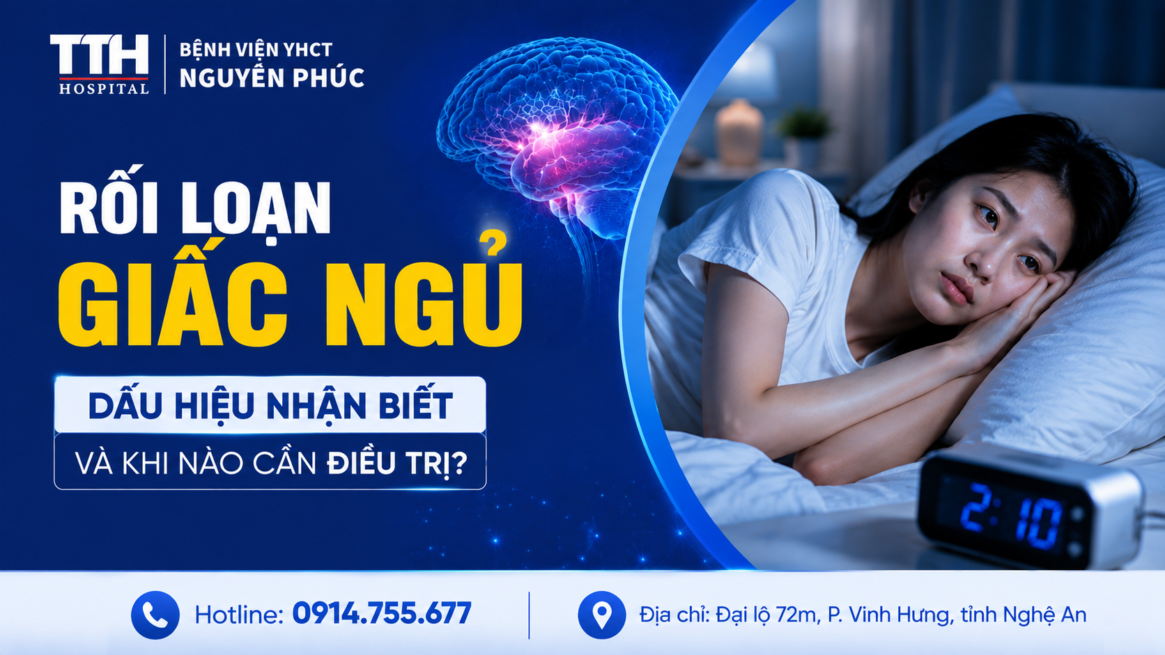 RỐI LOẠN GIẤC NGỦ: DẤU HIỆU NHẬN BIẾT VÀ KHI NÀO CẦN ĐIỀU TRỊ?