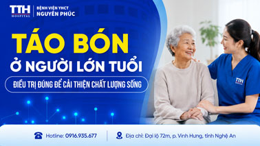 TÁO BÓN Ở NGƯỜI LỚN TUỔI - ĐIỀU TRỊ ĐÚNG ĐỂ CẢI THIỆN CHẤT LƯỢNG SỐNG