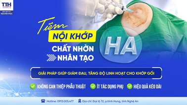 TIÊM NỘI KHỚP CHẤT NHỜN NHÂN TẠO HA