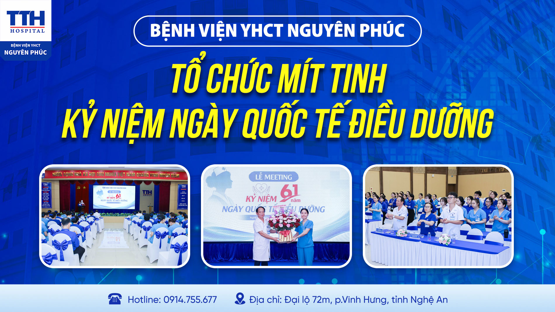 TỔ CHỨC MÍT TINH KỶ NIỆM NGÀY QUỐC TẾ ĐIỀU DƯỠNG VÀ PHÁT ĐỘNG PHONG TRÀO VỆ SINH TAY NĂM 2026