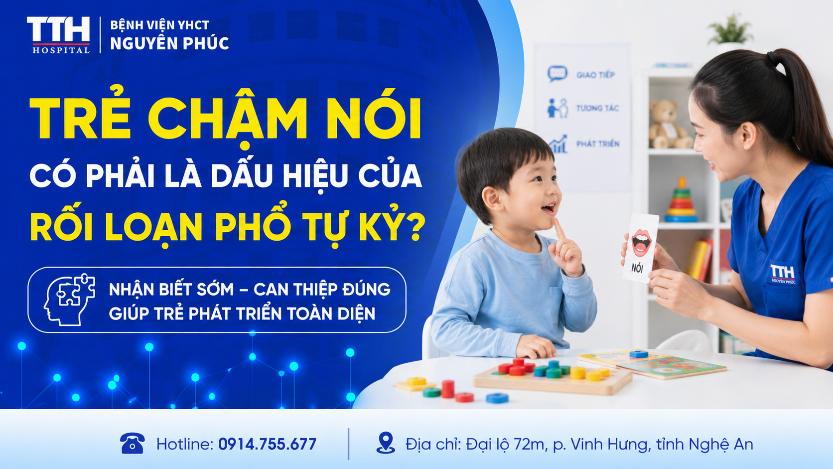 TRẺ CHẬM NÓI CÓ PHẢI LÀ DẤU HIỆU CỦA RỐI LOẠN PHỔ TỰ KỶ?